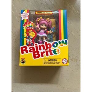 TLS Rainbow Brite Tickled Pink 40th Anniversary Mini Figure New in Box Cheebees